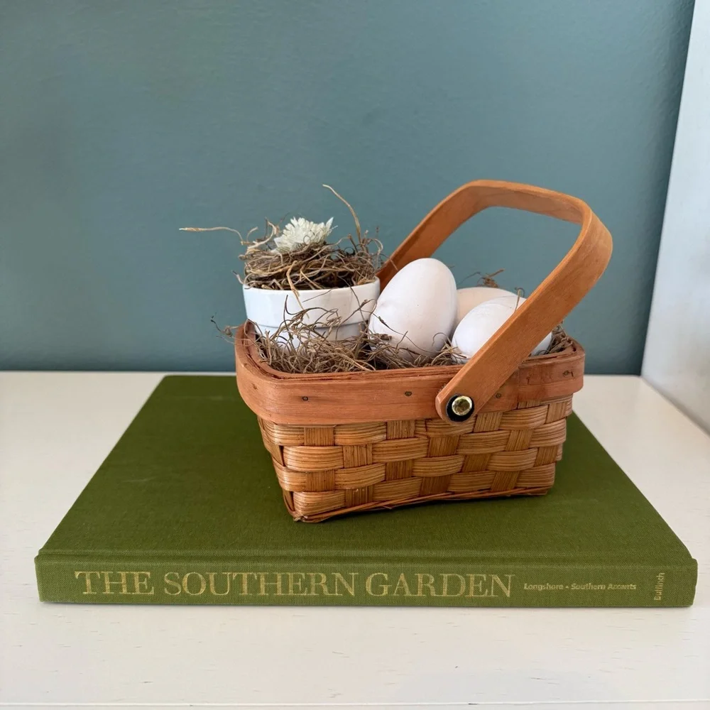 Vintage (2001) Green Decorative Book 'The Southern Garden' Bookstack Decor